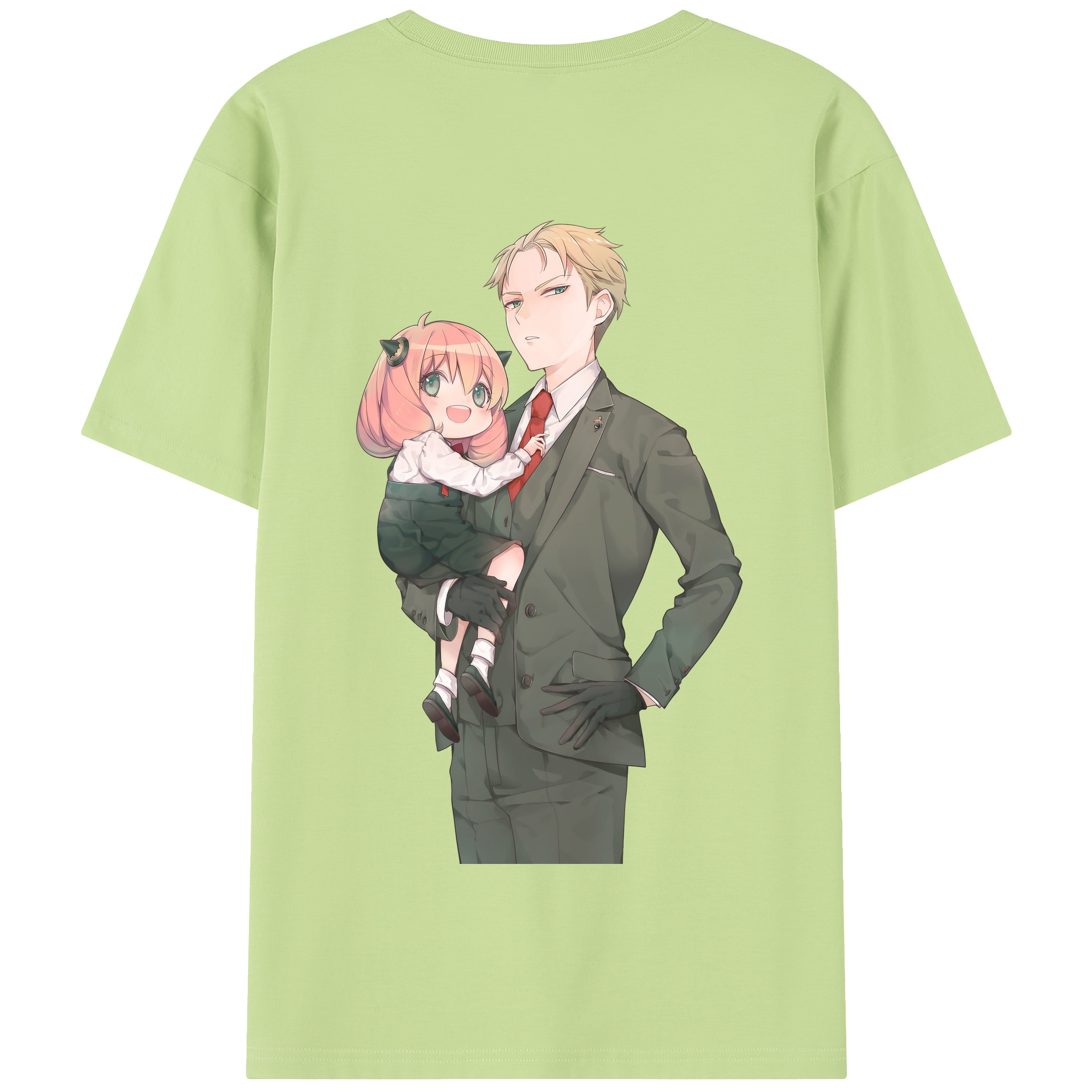 （画像用） SPY×FAMILY间谍家家酒 綿100％半袖Tシャツ（背面プリント）
